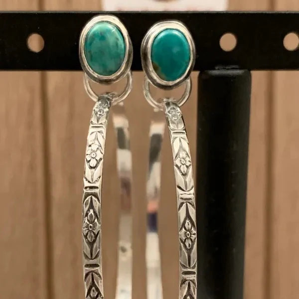 Orecchini Boho Vintage in Onice