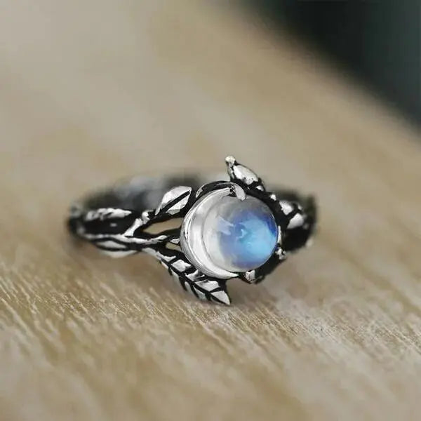 Anello in Pietra Lunare Celestiale