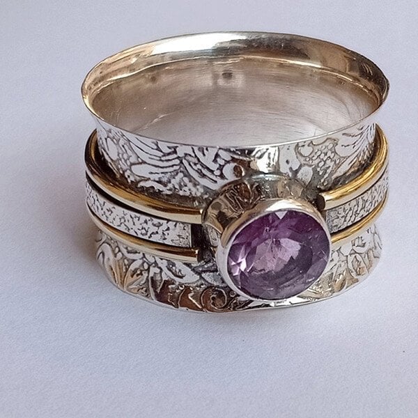 Anello da meditazione in cristallo boemo