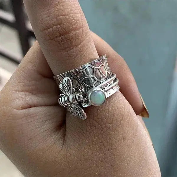 ANELLO ROTANTE DI MEDITAZIONE IN GIADA