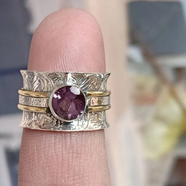Anello da meditazione in cristallo boemo