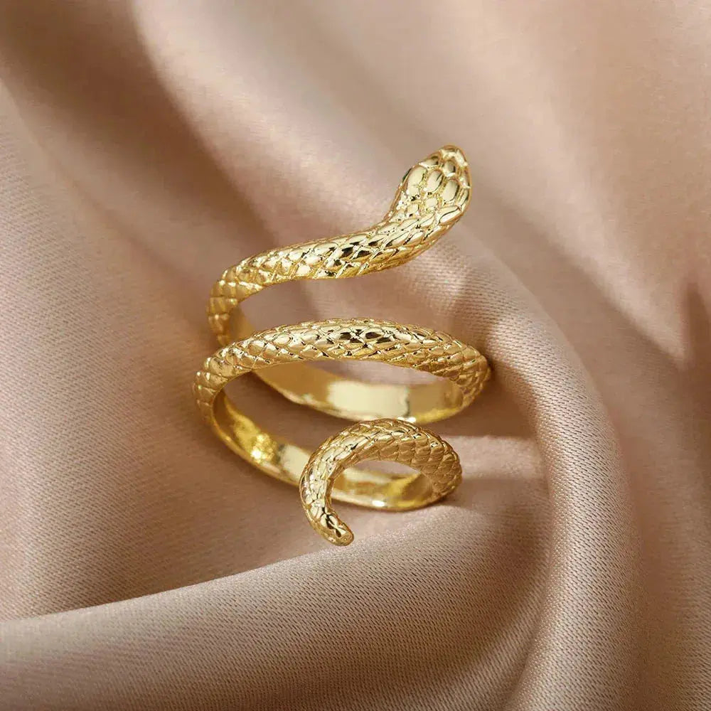 Anello Serpente Dorato