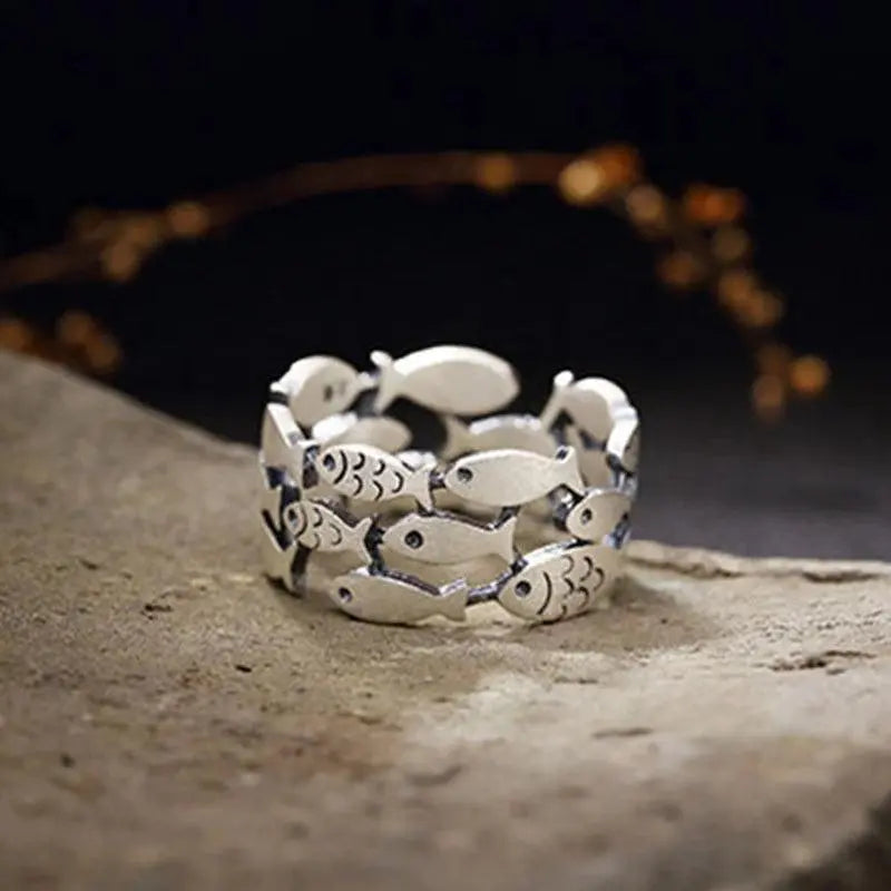 Anello Silver Fish