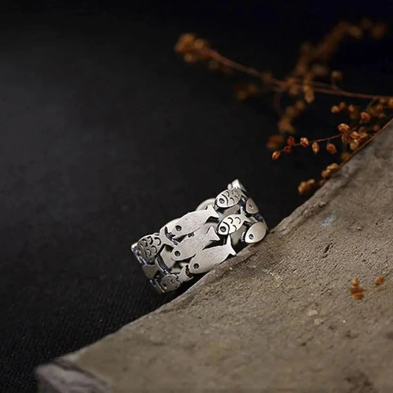 Anello Silver Fish