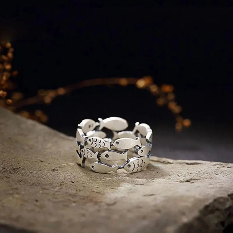 Anello Silver Fish