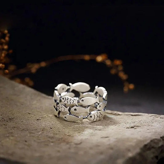 Anello Silver Fish