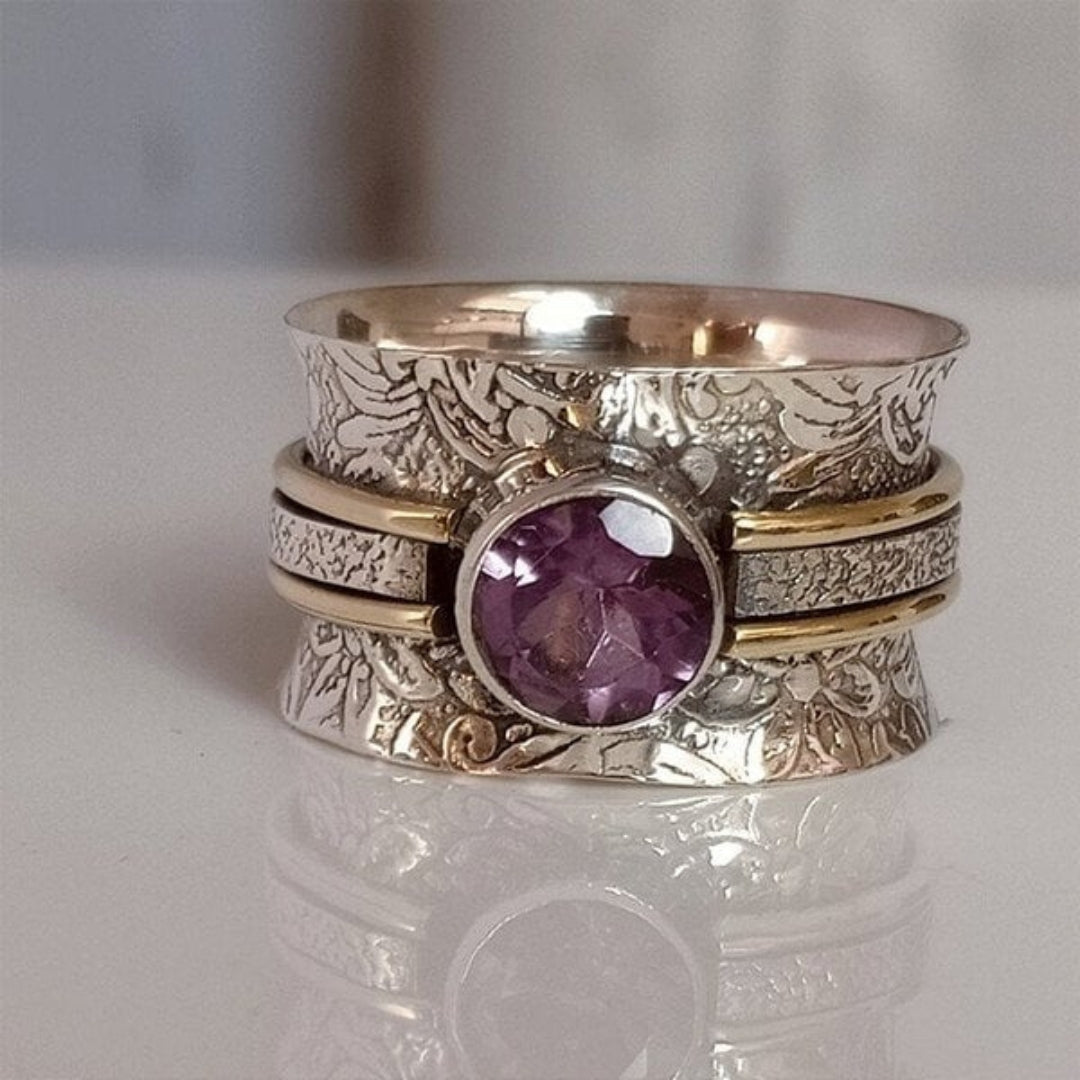 Anello da meditazione in cristallo boemo