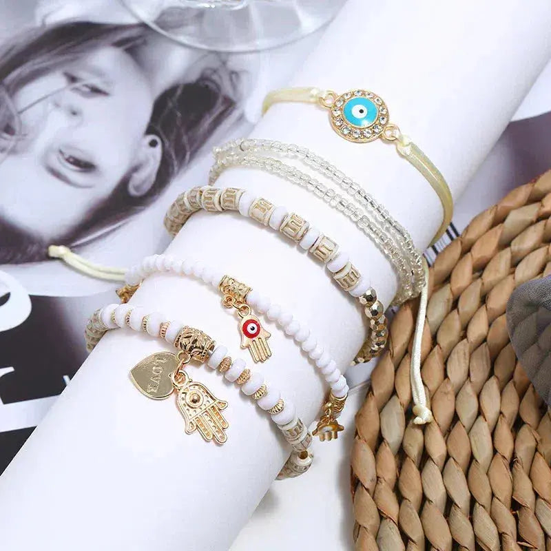 Set di braccialetti Hamsa