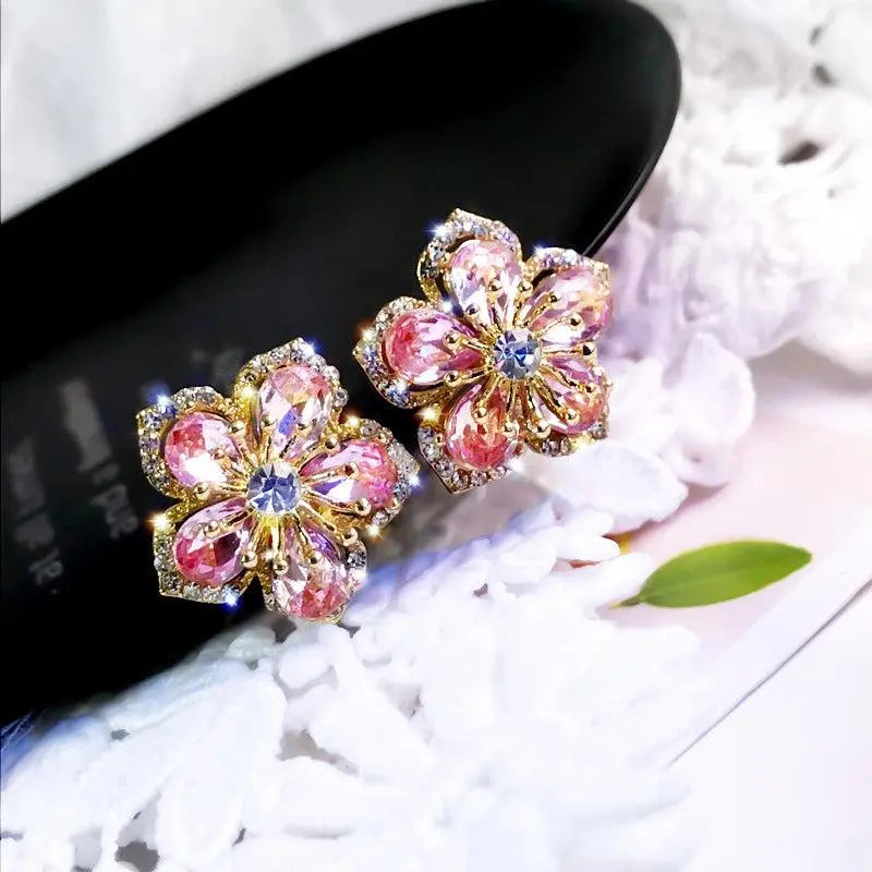 Orecchini multicolore in zirconia e argento sterling