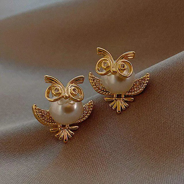 Orecchini di Gafas di Lusso con Gatto in Oro