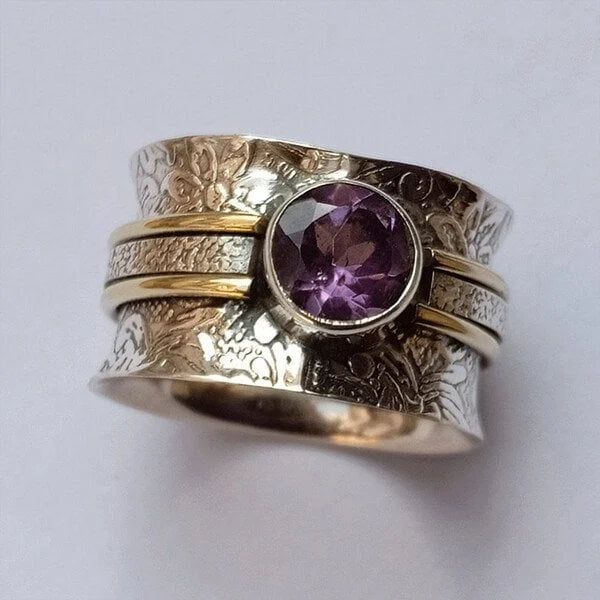 Anello da meditazione in cristallo boemo