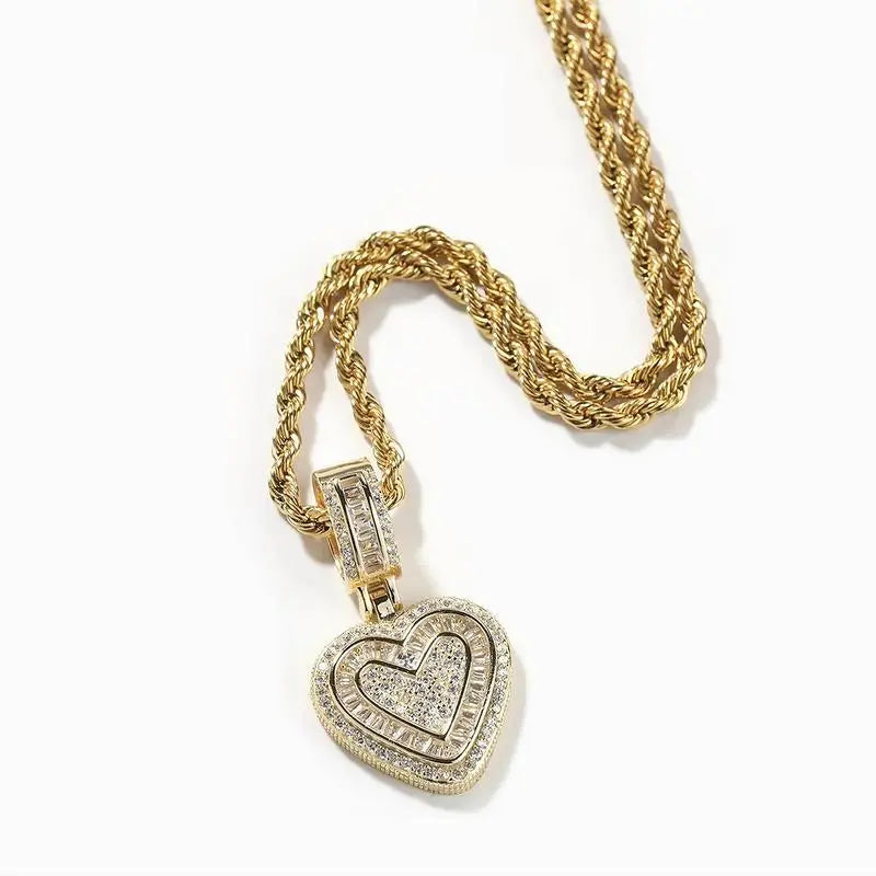 Pendente di Lusso Golden Heart