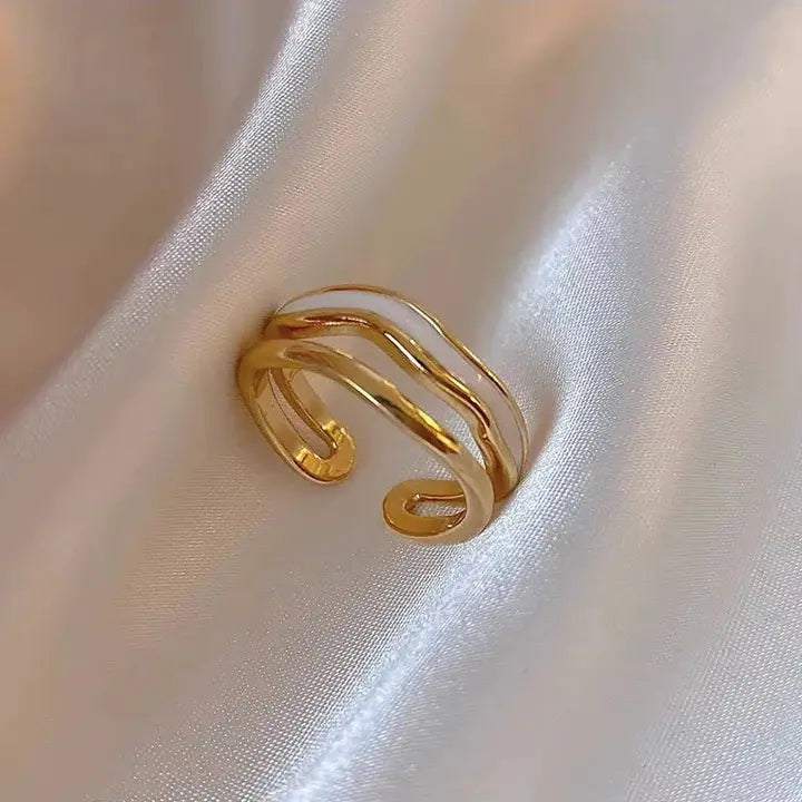 Anello Vintage Regolabile Dorato