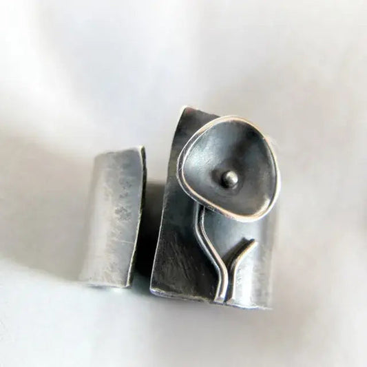 Anello Vintage in Argento Scuro