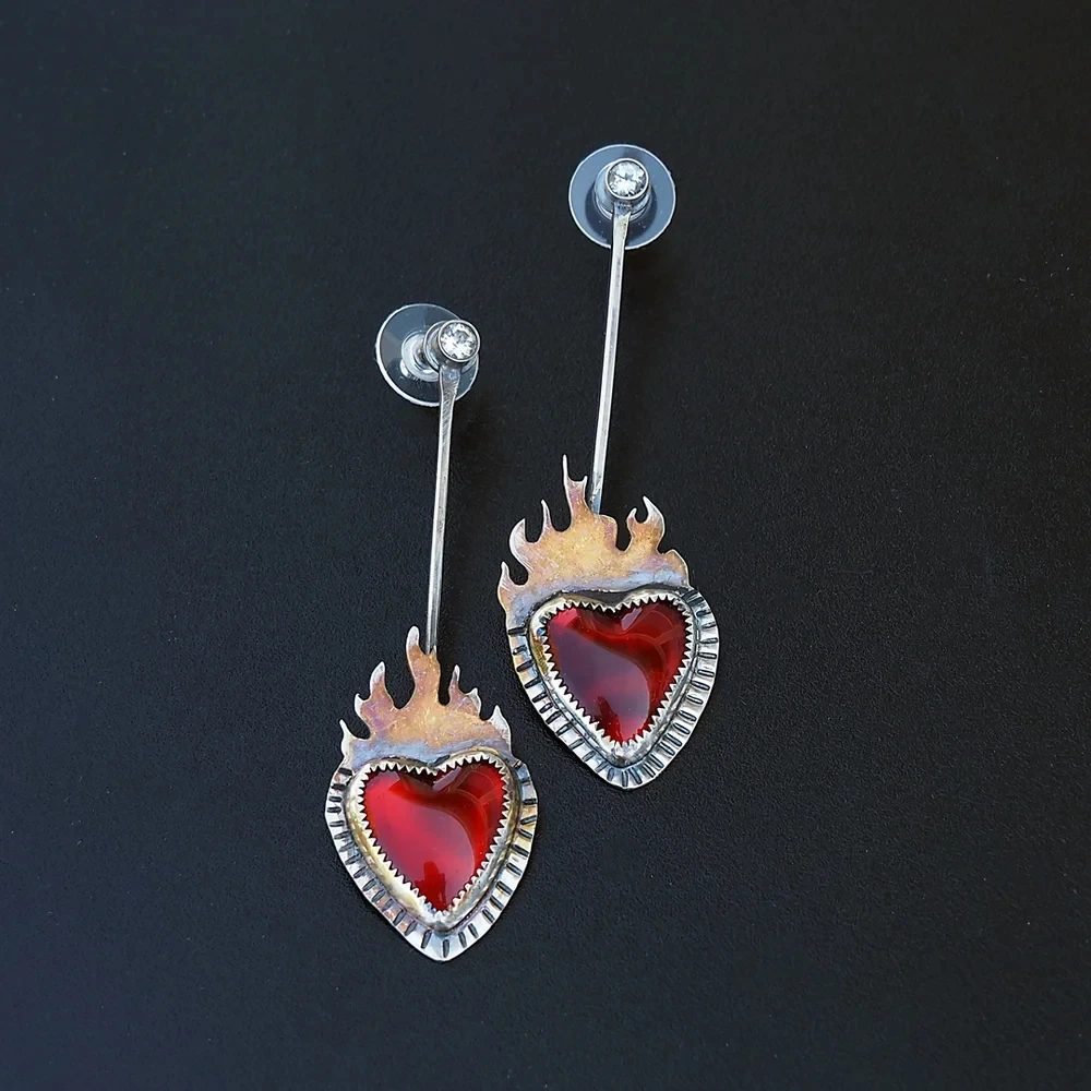 Orecchini Vintage Fireheart