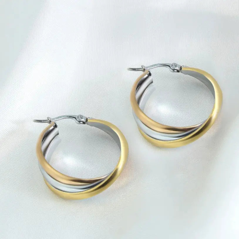 Orecchini Boho in Argento e Oro