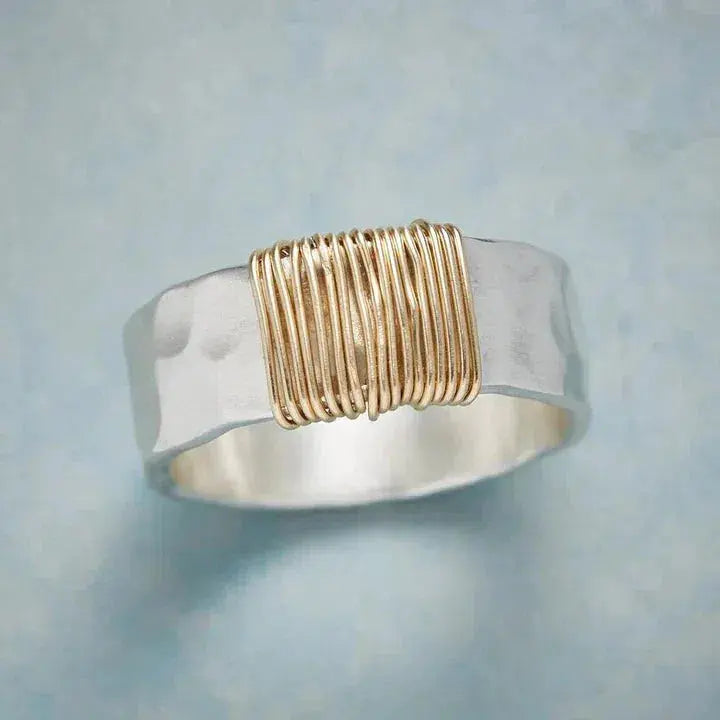 Anello Vintage Goldfaden in Argento