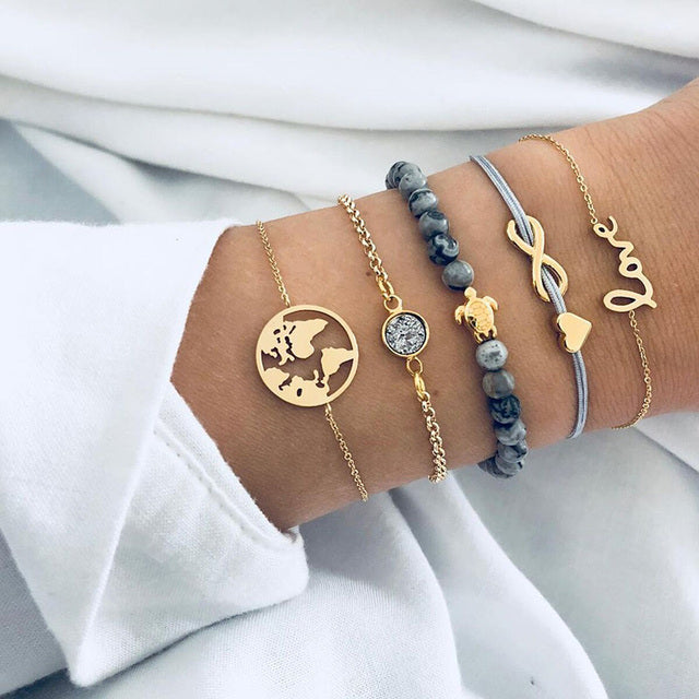 Confezione di bracciali di alta qualità senza tempo
