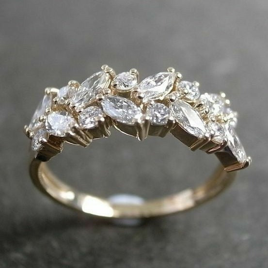 Anello in Zirconia Vintage