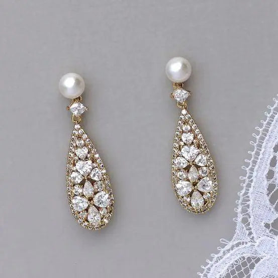 Orecchini Vintage Bright & Pearl