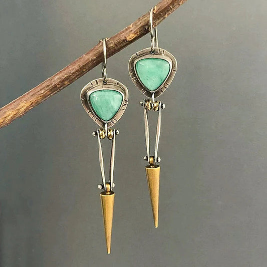 Orecchini in Resina e Pietra Boho