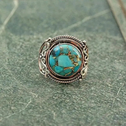 Anello Boho Turchese