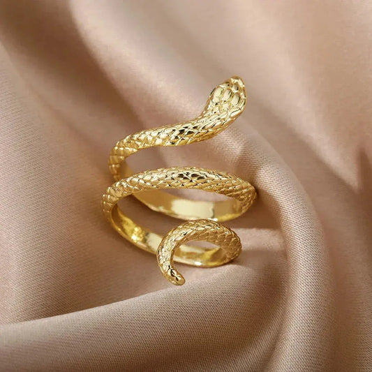 Anello Serpente Dorato