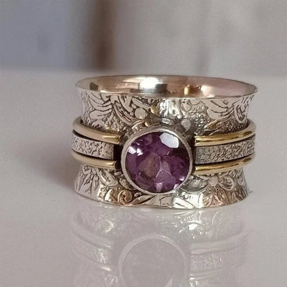 Anello da meditazione in cristallo boemo
