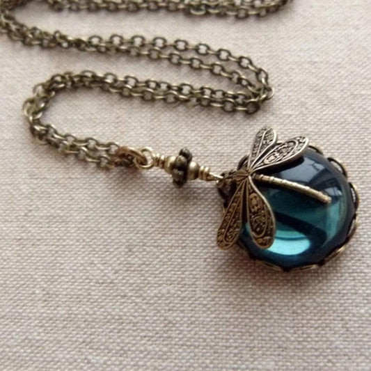 Collana Vintage Setae di Libellula