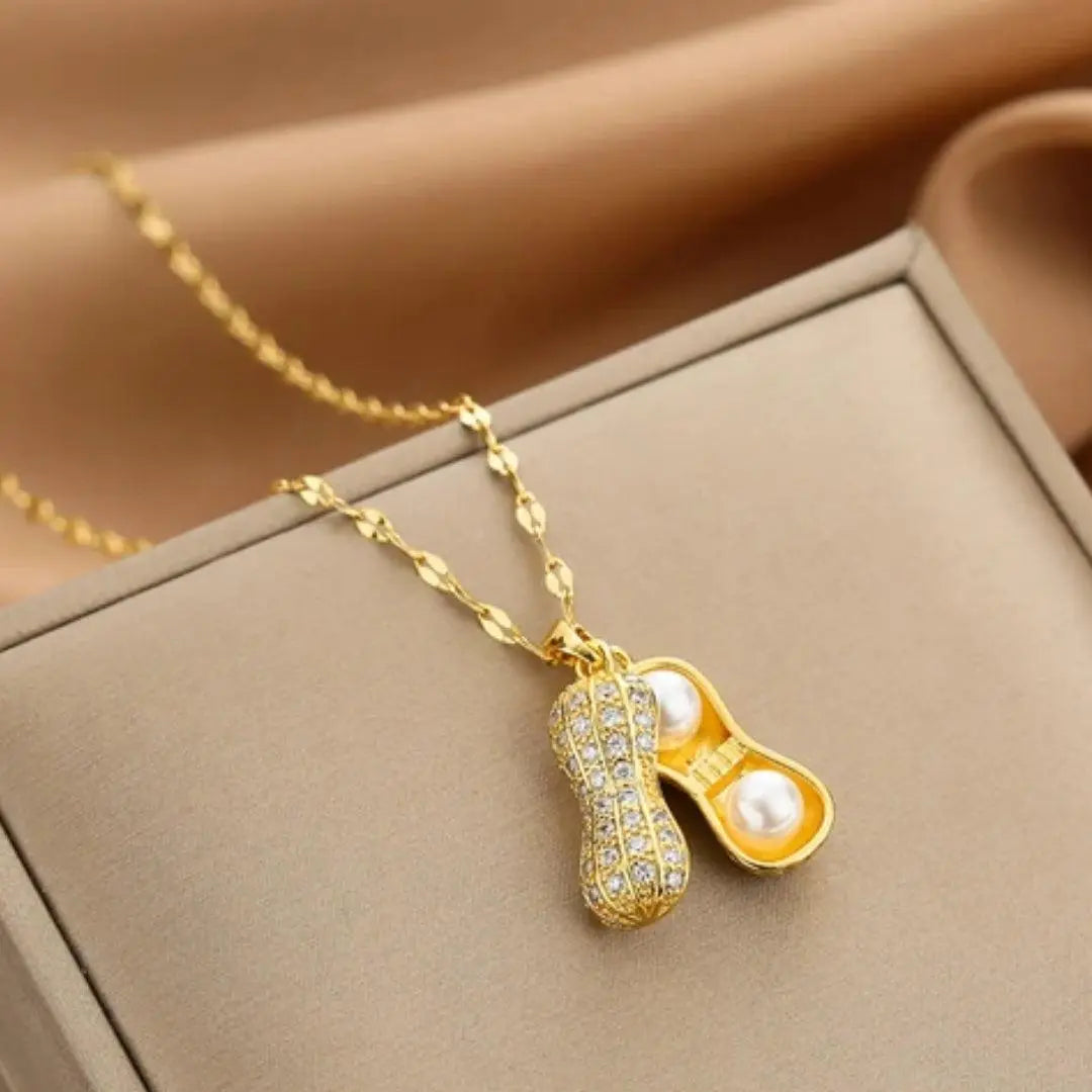 Collana Chrysalis con Perle in Oro