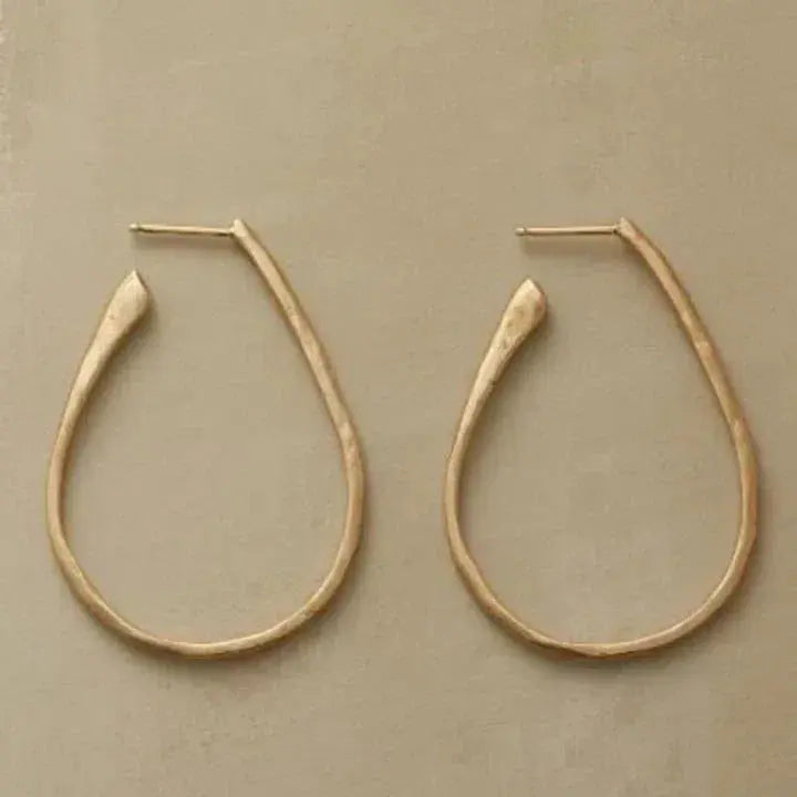 Orecchini girocolli in oro vintage