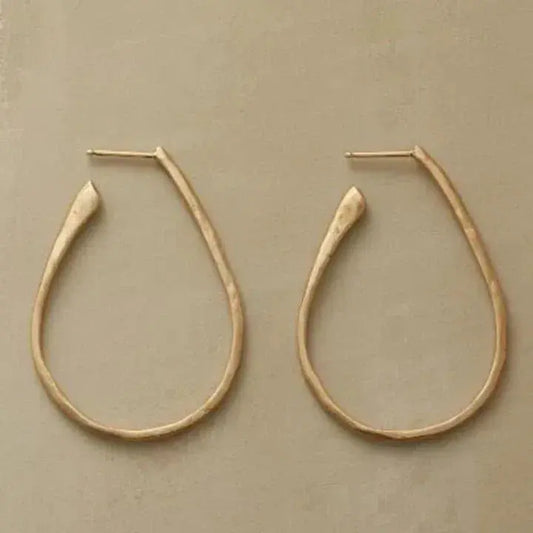 Orecchini girocolli in oro vintage