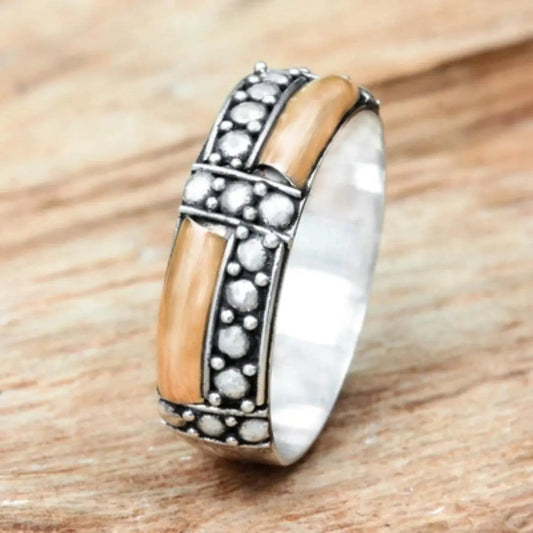 Anello d'argento vintage
