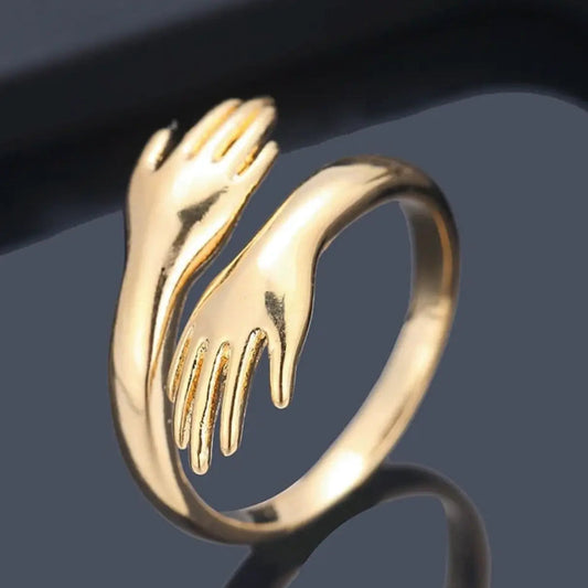 Anello dell'Abbraccio Dorato