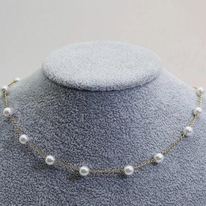 Collana di perle in oro