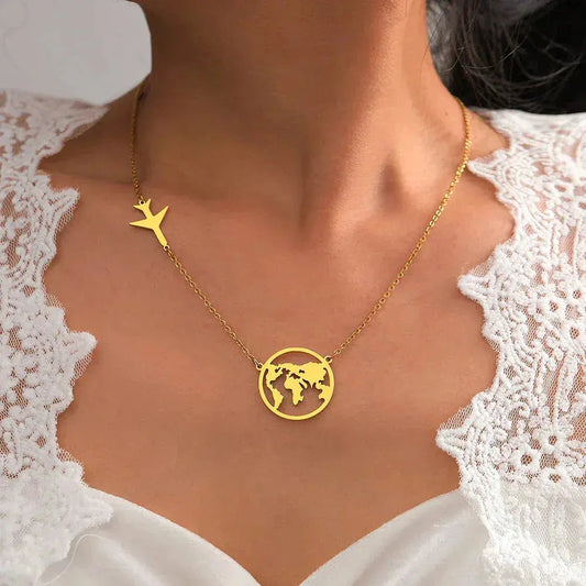 Collana da viaggio dorata