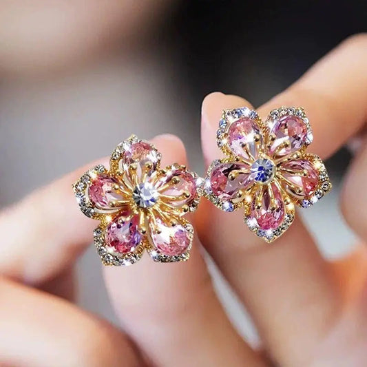 Orecchini multicolore in zirconia e argento sterling
