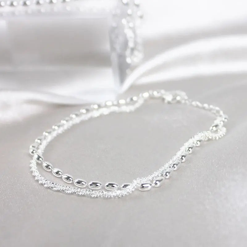 Bracciale in zirconia d'argento