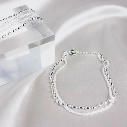 Bracciale in zirconia d'argento