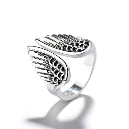 Anello angelico regolabile in argento sterling 925