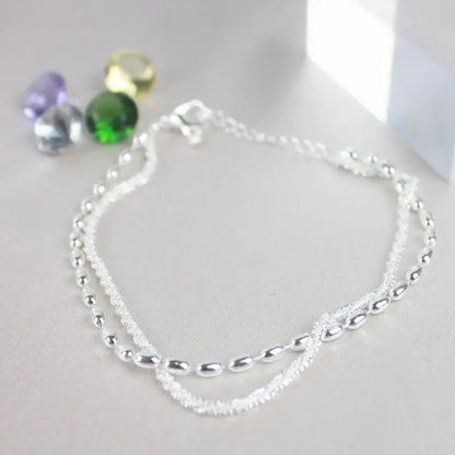 Bracciale in zirconia d'argento