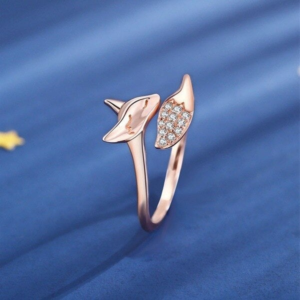 Anello Rosa Argento Silver Fox