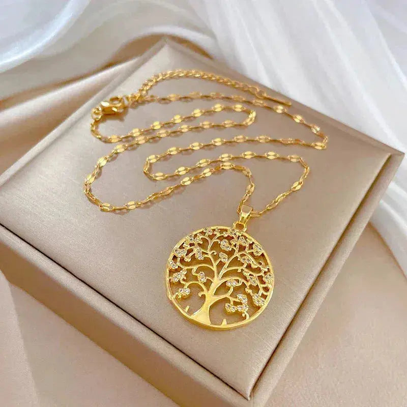 Collana Roots of Life in oro
