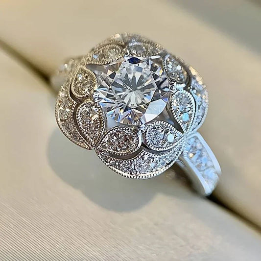 Anello Vintage Bright Silver