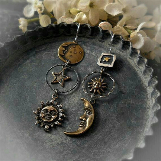 Orecchini "Sole, Luna, Stelle