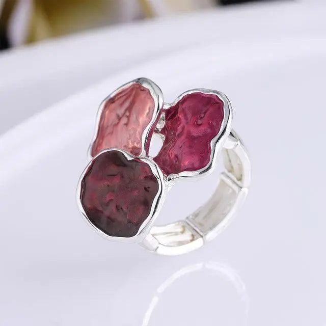 Anello di smalto rotondo classico