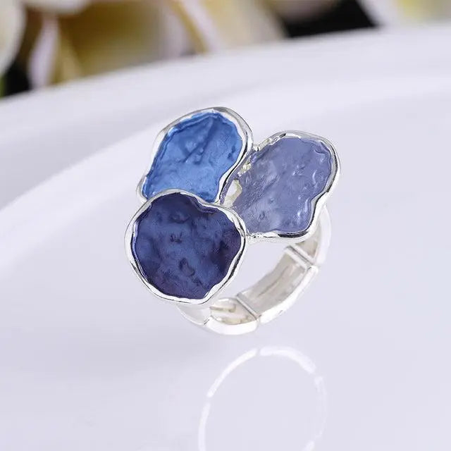 Anello di smalto rotondo classico
