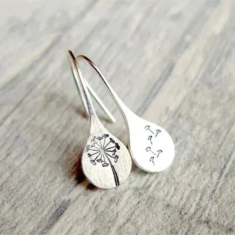Orecchini in Argento Sterling 925 Dente di Leone