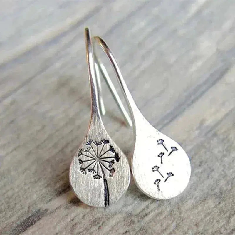 Orecchini in Argento Sterling 925 Dente di Leone