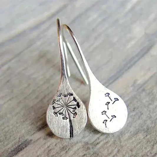 Orecchini in Argento Sterling 925 Dente di Leone